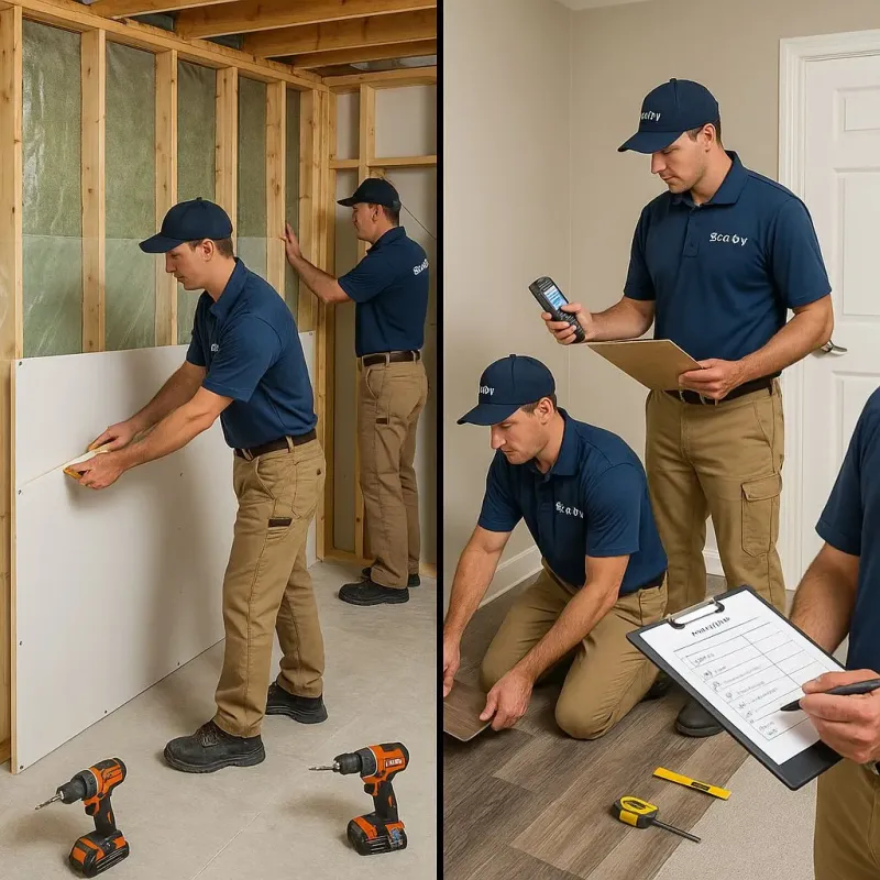 Repairs and Reconstruction process in York County, VA